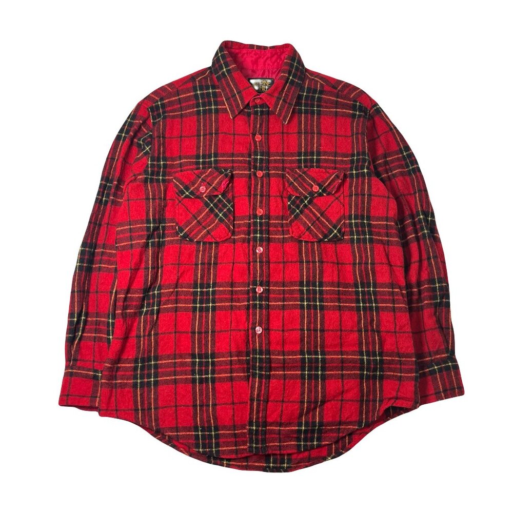 Vintage Pine Hill Plaid Button Up Shirt XL